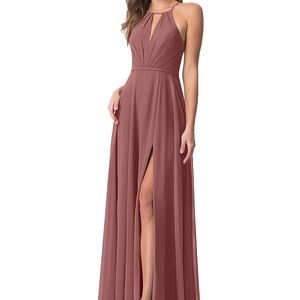 Azazie Evalleen- Desert Rose unworn/unaltered